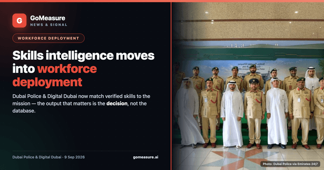 Dubai Police is moving skills intelligence straight into workforce deployment