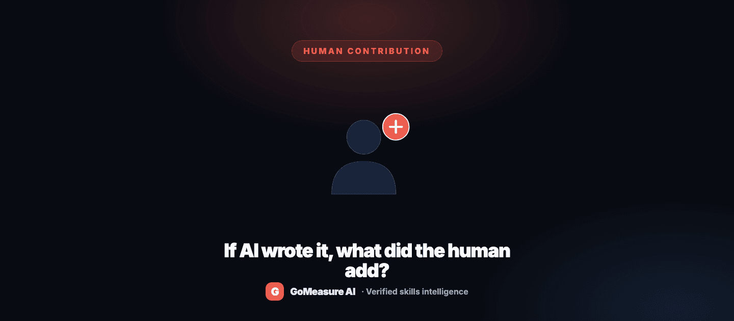 If AI wrote it, what did the human add?